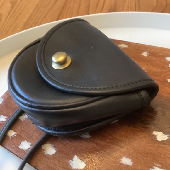 Vintage Coach #9826 Black Mini Convertible Belt Bag Shoulder Crossbody Bag - Picture 10 of 15